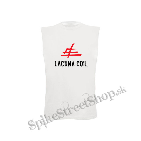 LACUNA COIL - Logo - biele detské tričko bez rukávov