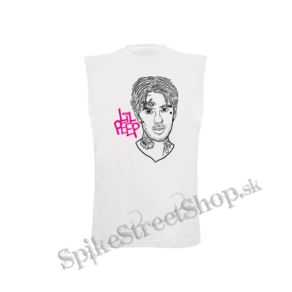 LIL PEEP - Sus Boy Portrait - biele detské tričko bez rukávov