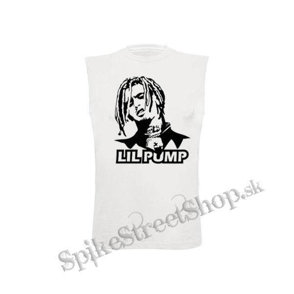 LIL PUMP - Logo & Portrait - biele detské tričko bez rukávov