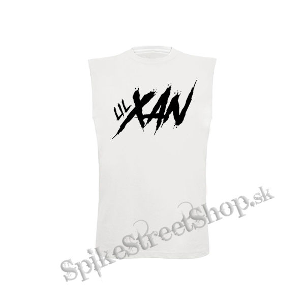 LIL XAN - Logo - biele detské tričko bez rukávov