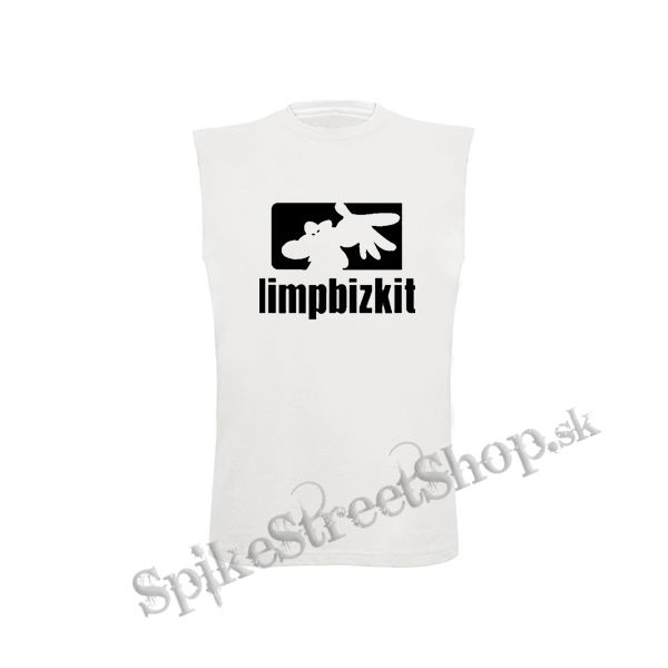 LIMP BIZKIT - Spray Logo - biele detské tričko bez rukávov