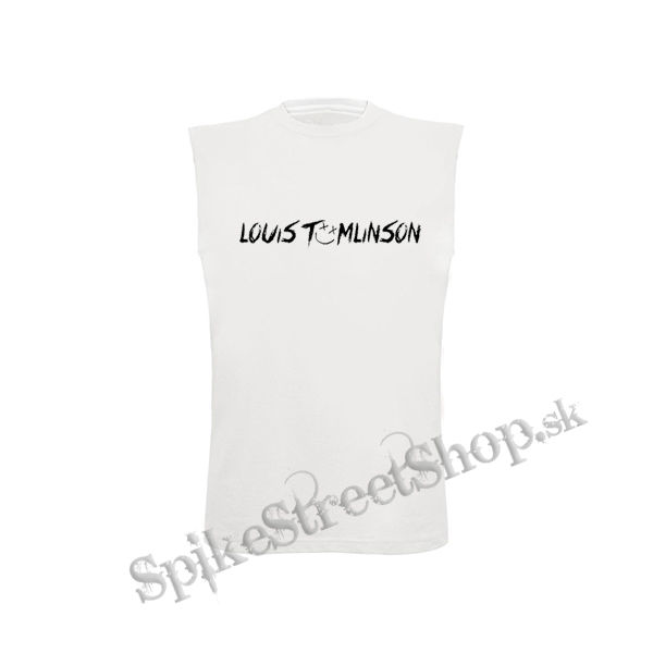 LOUIS TOMLINSON - Logo Smile - biele detské tričko bez rukávov