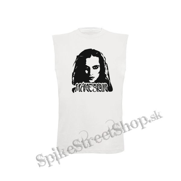MANESKIN - Damiano David Portrait - biele detské tričko bez rukávov