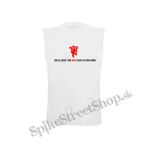 MANCHESTER UNITED - We´ll Keep The Red - biele detské tričko bez rukávov