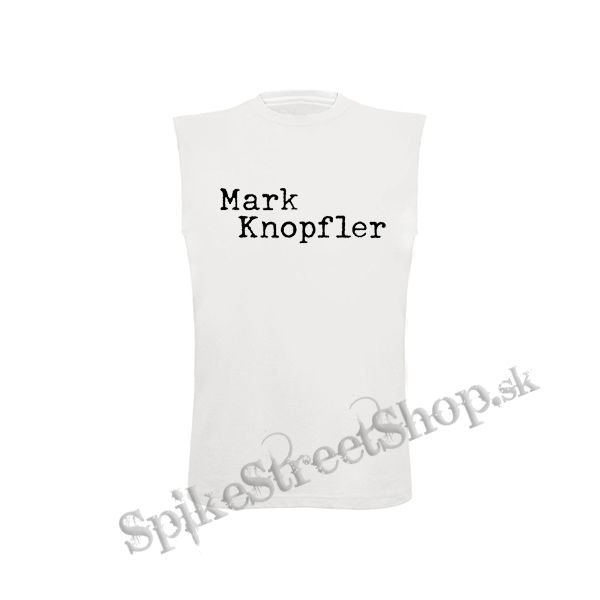 MARK KNOPFLER - Logo - biele detské tričko bez rukávov