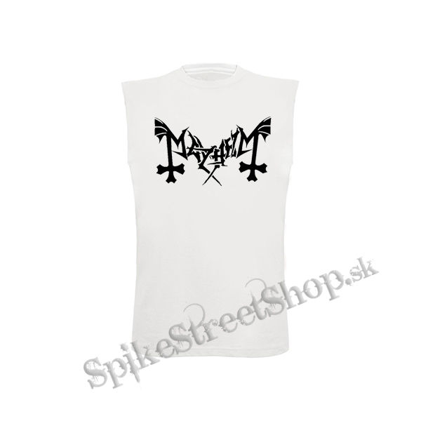MAYHEM - Logo Motive 2 - biele detské tričko bez rukávov