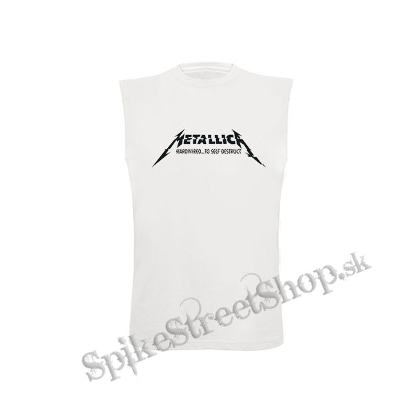 METALLICA - Hardwired To Self Destruct - biele detské tričko bez rukávov