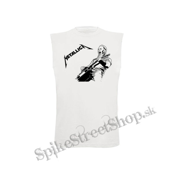 METALLICA - James - biele detské tričko bez rukávov