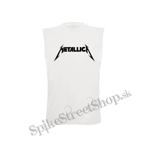 METALLICA - Logo - biele detské tričko bez rukávov