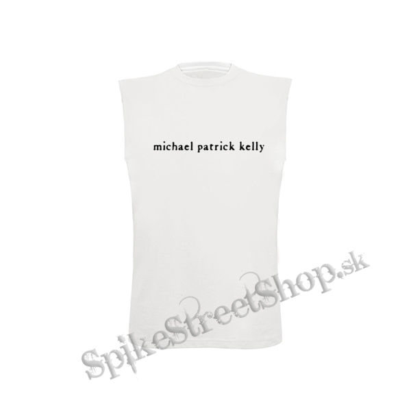 MICHAEL PATRICK KELLY - Logo - biele detské tričko bez rukávov