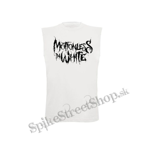 MOTINOLESS IN WHITE - Logo - biele detské tričko bez rukávov
