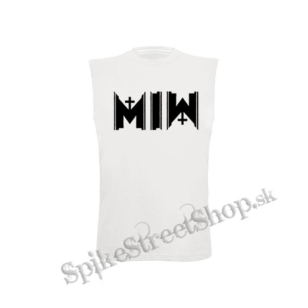 MOTIONLESS IN WHITE - Cemetery Logo - biele detské tričko bez rukávov
