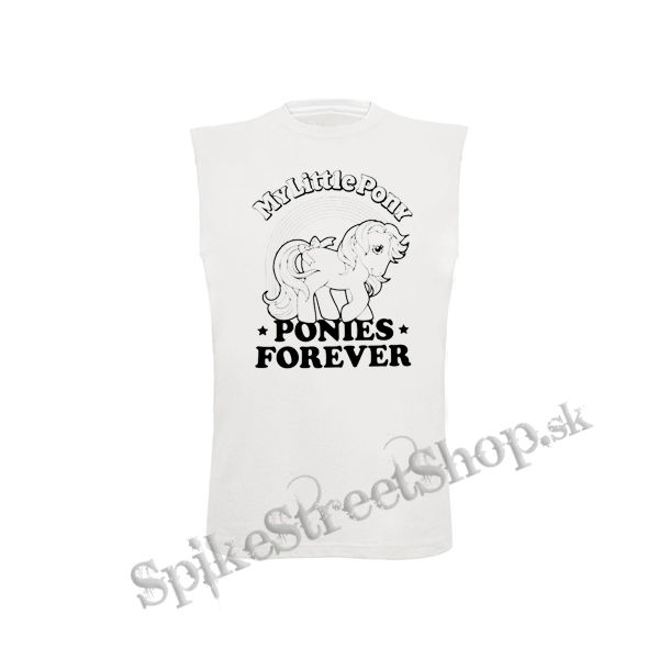 MY LITTLE PONY - Ponies Forever - biele detské tričko bez rukávov