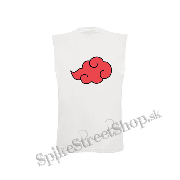 NARUTO - Akatsuki Obláčik - biele detské tričko bez rukávov