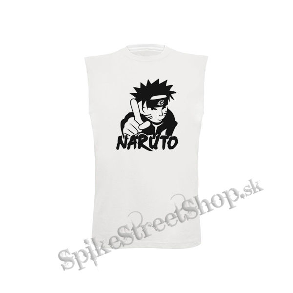 NARUTO - MANGA - biele detské tričko bez rukávov