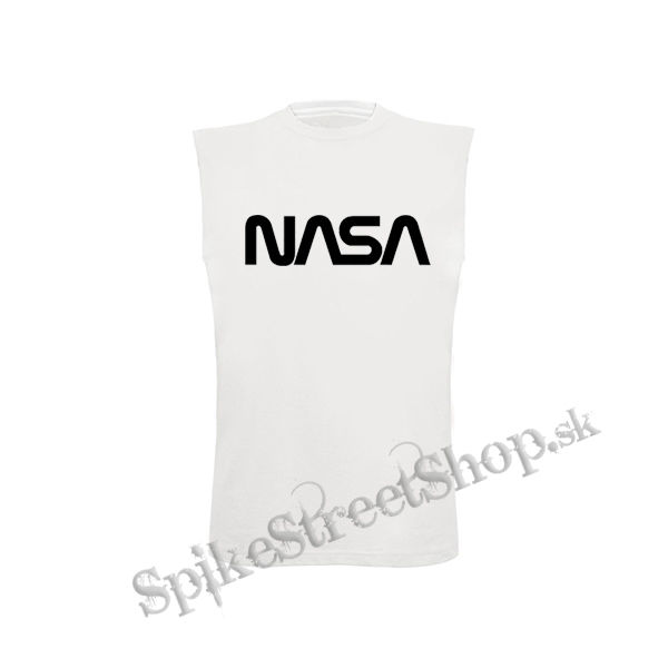 NASA - Logo - biele detské tričko bez rukávov