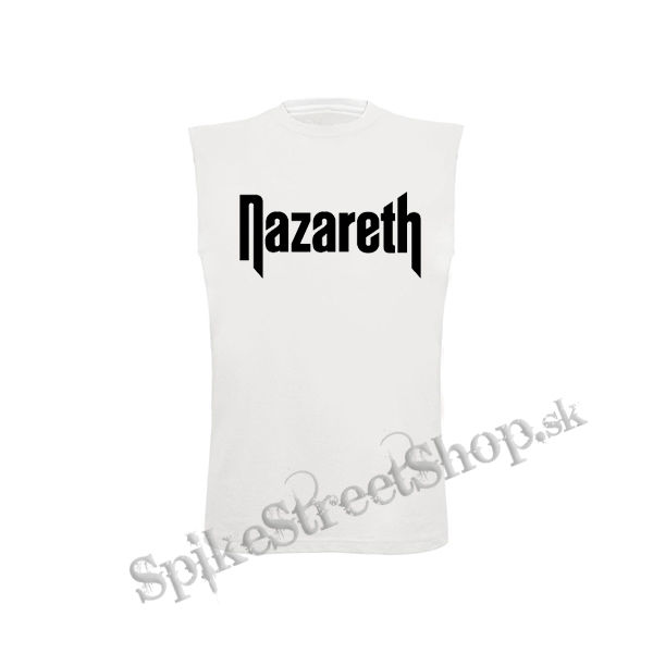 NAZARETH - Logo - biele detské tričko bez rukávov