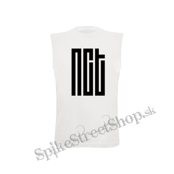 NCT - Logo - biele detské tričko bez rukávov
