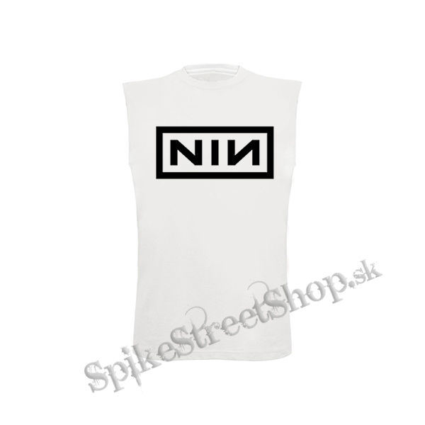 NINE INCH NAILS - Logo Crest - biele detské tričko bez rukávov