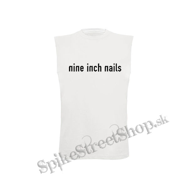 NINE INCH NAILS - Logo - biele detské tričko bez rukávov