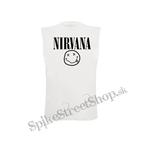 NIRVANA - Big Smile Motive 2 - biele detské tričko bez rukávov