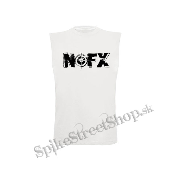 NOFX - Logo - biele detské tričko bez rukávov