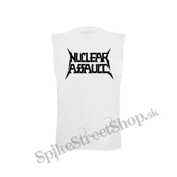 NUCLEAR ASSAULT - Logo Blackpng - biele detské tričko bez rukávov