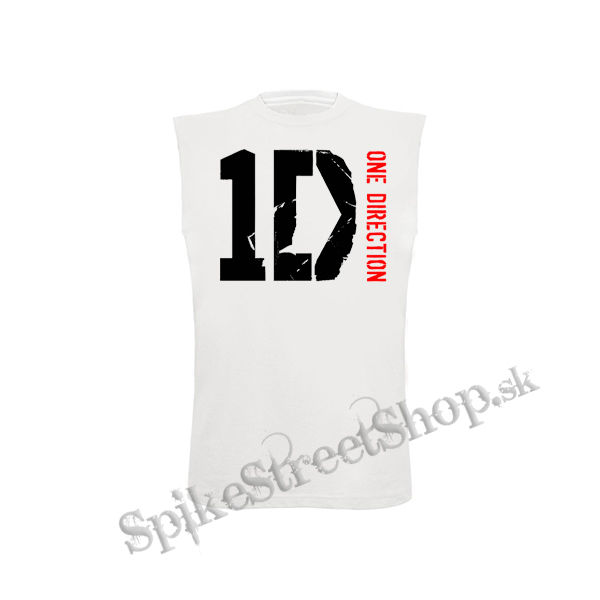 ONE DIRECTION - Red Logo - biele detské tričko bez rukávov