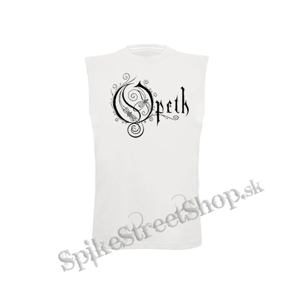 OPETH - Logo - biele detské tričko bez rukávov
