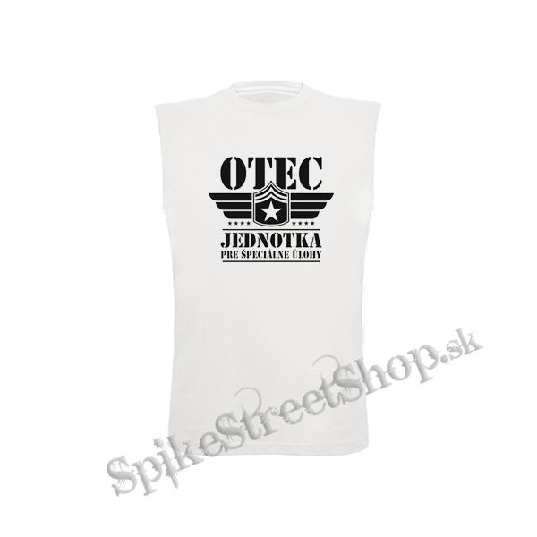 OTEC - Jednotka pre špeciálne úlohy - biele detské tričko bez rukávov