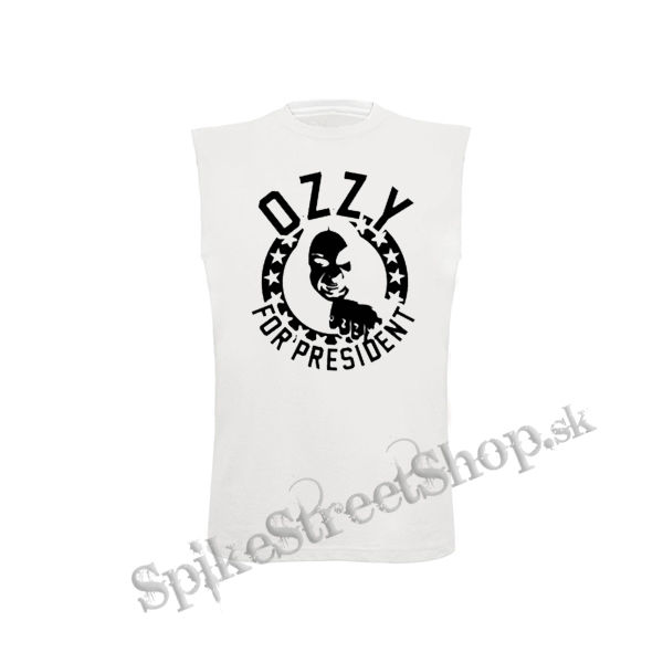 OZZY OSBOURNE - For President - biele detské tričko bez rukávov