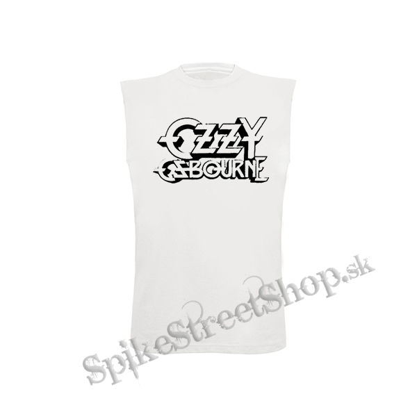 OZZY OSBOURNE - Logo Black - biele detské tričko bez rukávov