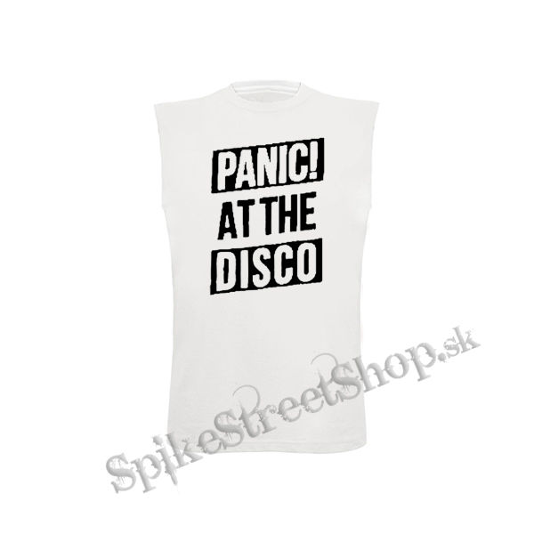 PANIC AT THE DISCO - Big Logo - biele detské tričko bez rukávov