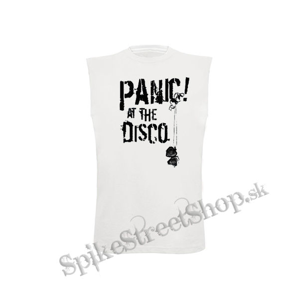 PANIC AT THE DISCO - biele detské tričko bez rukávov