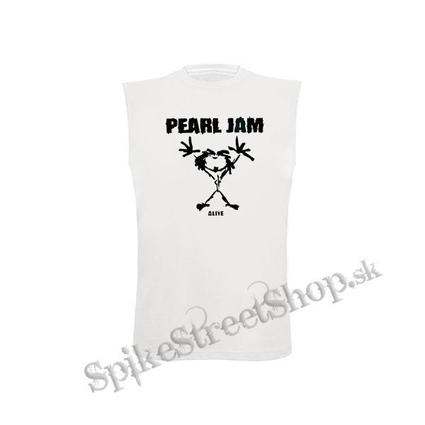 PEARL JAM - Alive - biele detské tričko bez rukávov