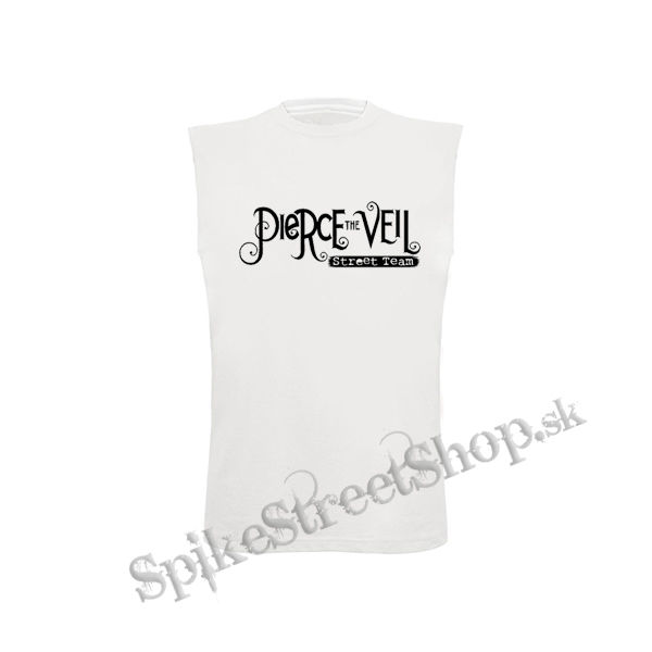 PIERCE THE VEIL - Street Team - biele detské tričko bez rukávov
