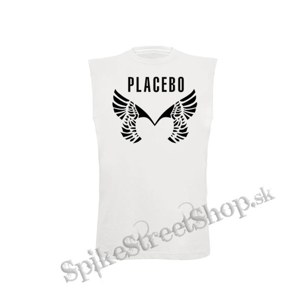 PLACEBO - Wings Logo - biele detské tričko bez rukávov