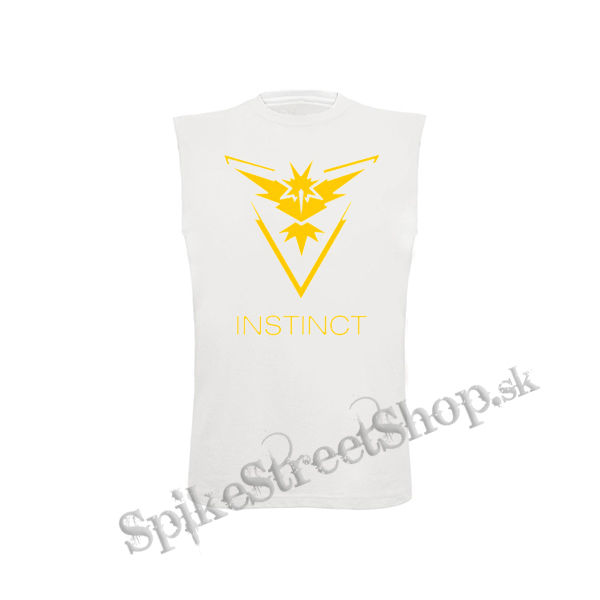 POKEMON - Instinct - biele detské tričko bez rukávov