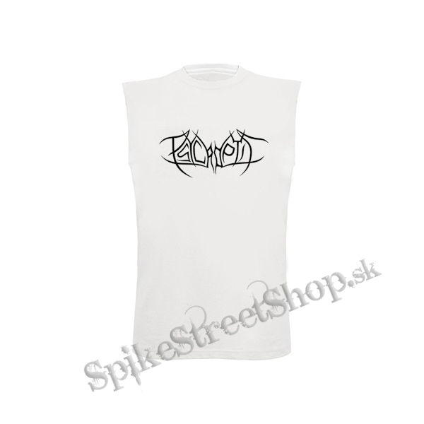 PSYCROPTIC - Logo - biele detské tričko bez rukávov
