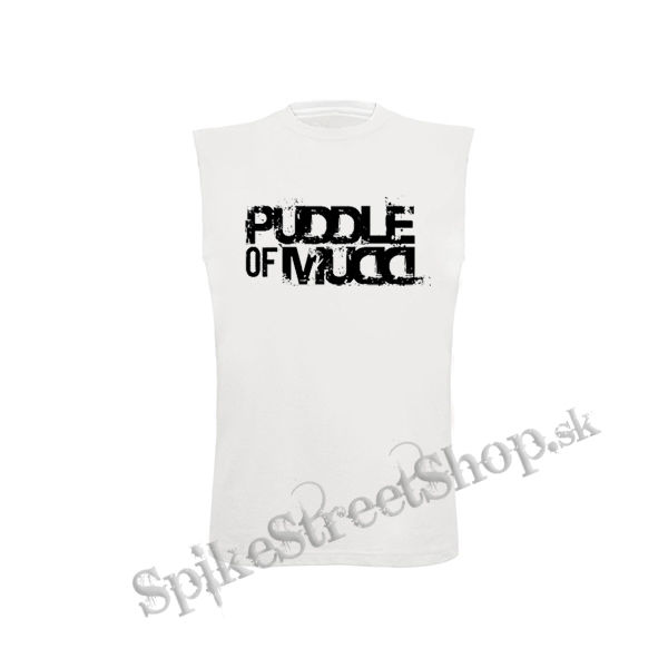PUDDLE OF MUDD - Logo - biele detské tričko bez rukávov