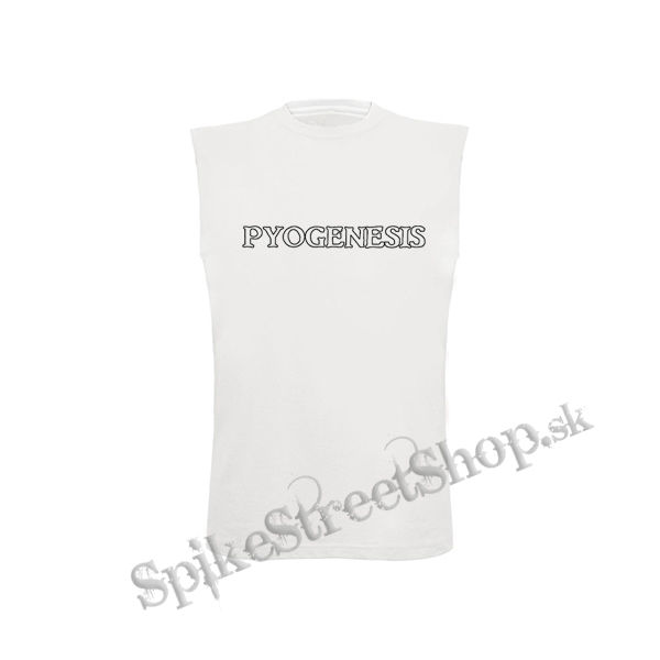 PYOGENESIS - Logo - biele detské tričko bez rukávov