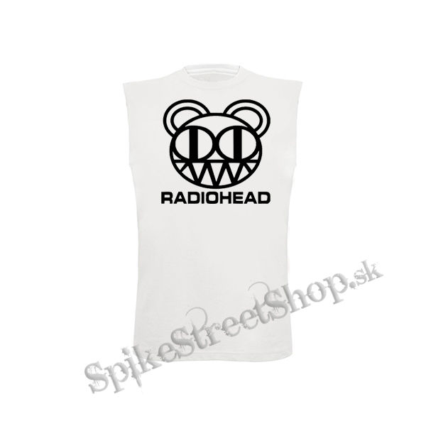 RADIOHEAD - Logo - biele detské tričko bez rukávov