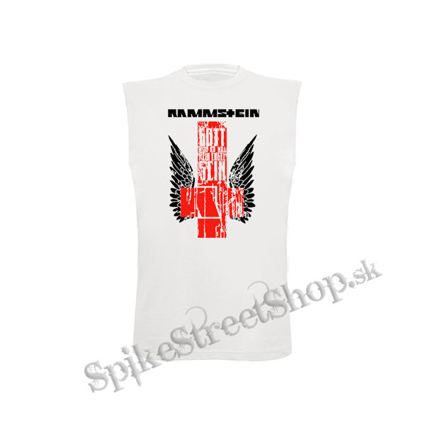 RAMMSTEIN - Engel Cross - biele detské tričko bez rukávov