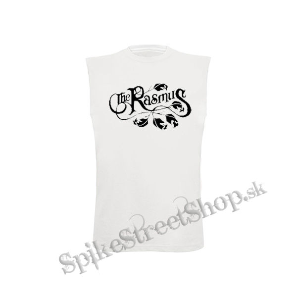 RASMUS - Logo - biele detské tričko bez rukávov