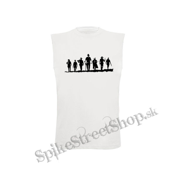 RED DEAD REDEMPTION - Silhouettes - biele detské tričko bez rukávov