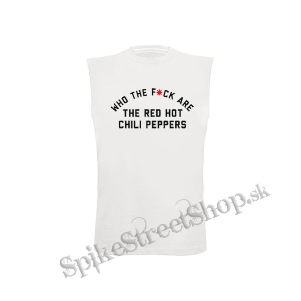 RED HOT CHILI PEPPERS - Who The Fuck Are - biele detské tričko bez rukávov