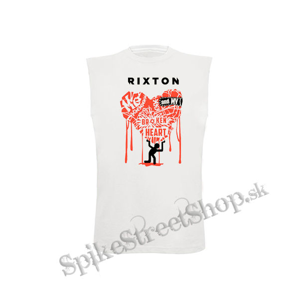 RIXTON - Me And My Broken Heart - biele detské tričko bez rukávov