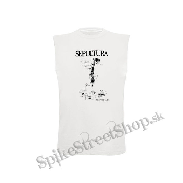 SEPULTURA - Chaos AD - biele detské tričko bez rukávov