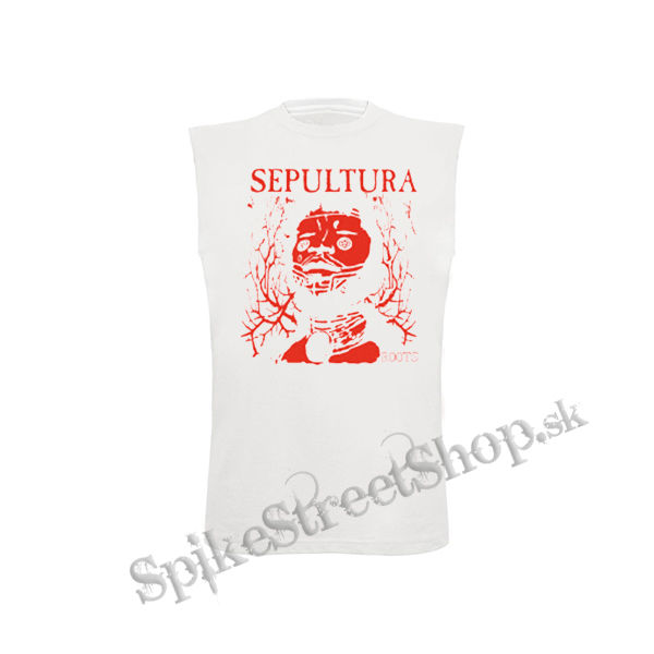 SEPULTURA - Roots Bloody Red - biele detské tričko bez rukávov