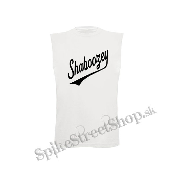 SHABOOZEY - Logo Singer - biele detské tričko bez rukávov